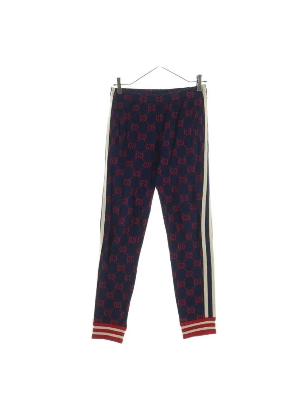 Gucci GG Jacquard Sweatshirt Pants Sidesherry Line All Over Pattern Track Pants